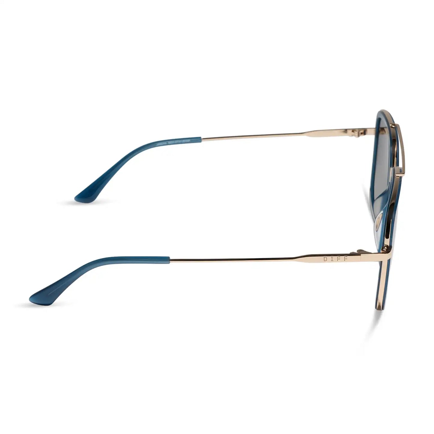 JORDAN - CLUBHOUSE BLUE + GOLD + GREY GRADIENT + POLARIZED SUNGLASSES
