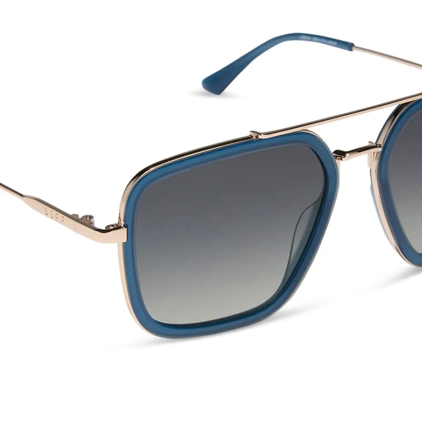 JORDAN - CLUBHOUSE BLUE + GOLD + GREY GRADIENT + POLARIZED SUNGLASSES