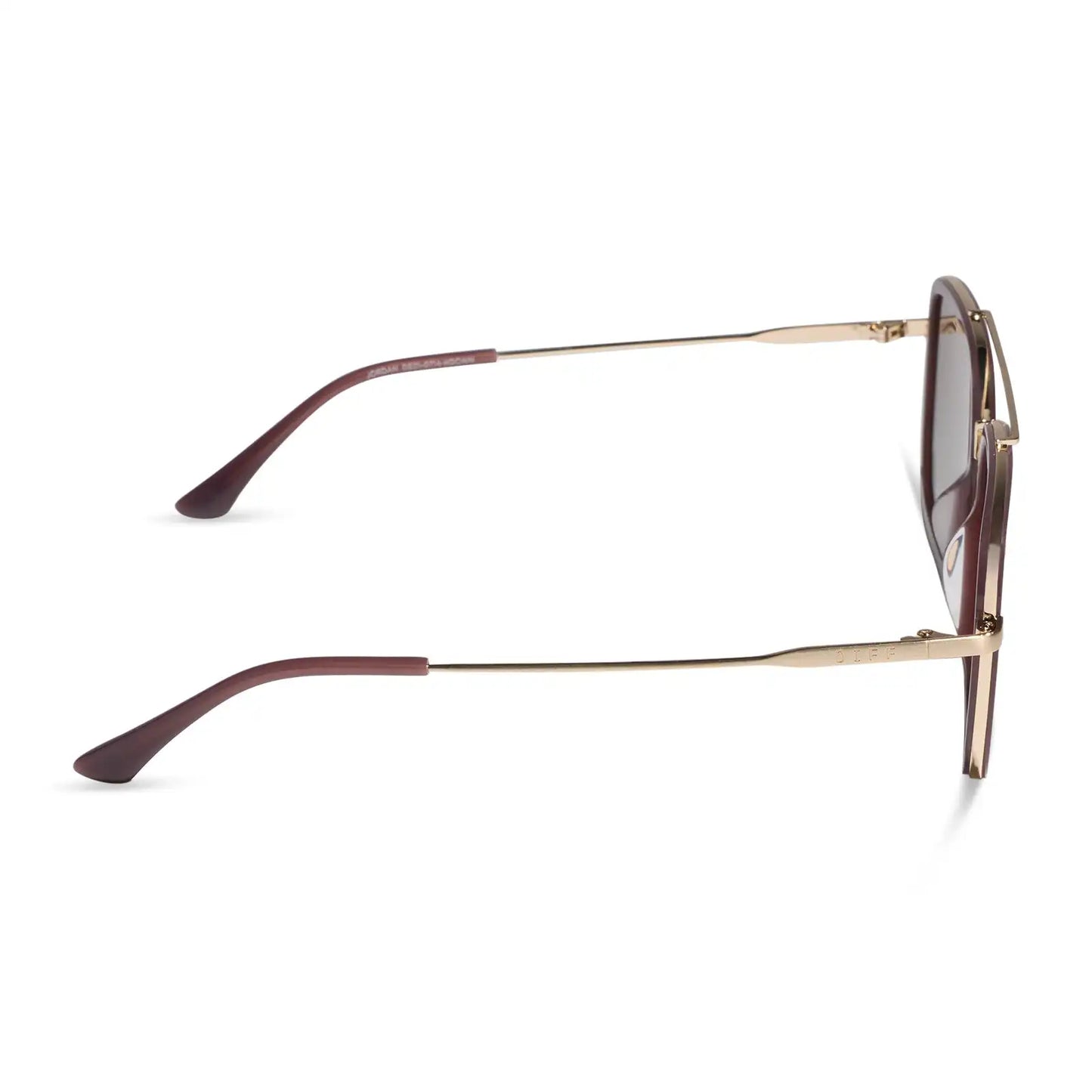 JORDAN - COCOA POWDER + COCOA POWDER TO BABY BLUE GRADIENT + SUNGLASSES