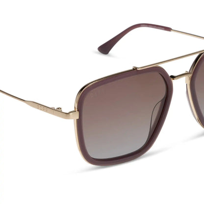 JORDAN - COCOA POWDER + COCOA POWDER TO BABY BLUE GRADIENT + SUNGLASSES