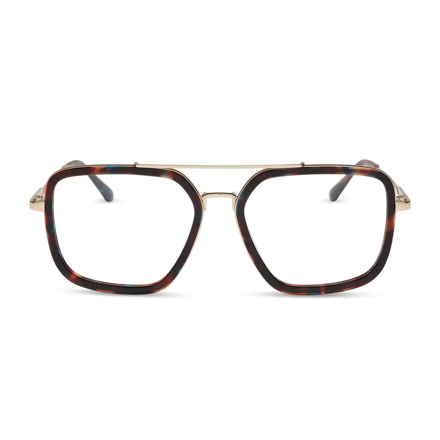 JORDAN - CONFETTI TORTOISE + BLUE LIGHT GLASSES