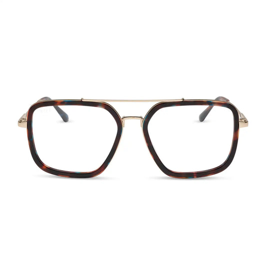JORDAN - CONFETTI TORTOISE + BLUE LIGHT GLASSES