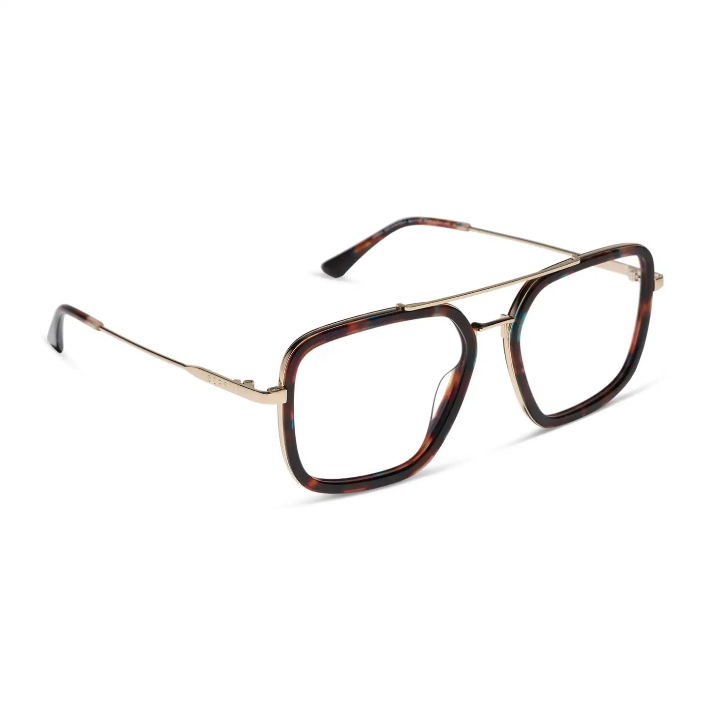 JORDAN - CONFETTI TORTOISE + BLUE LIGHT GLASSES