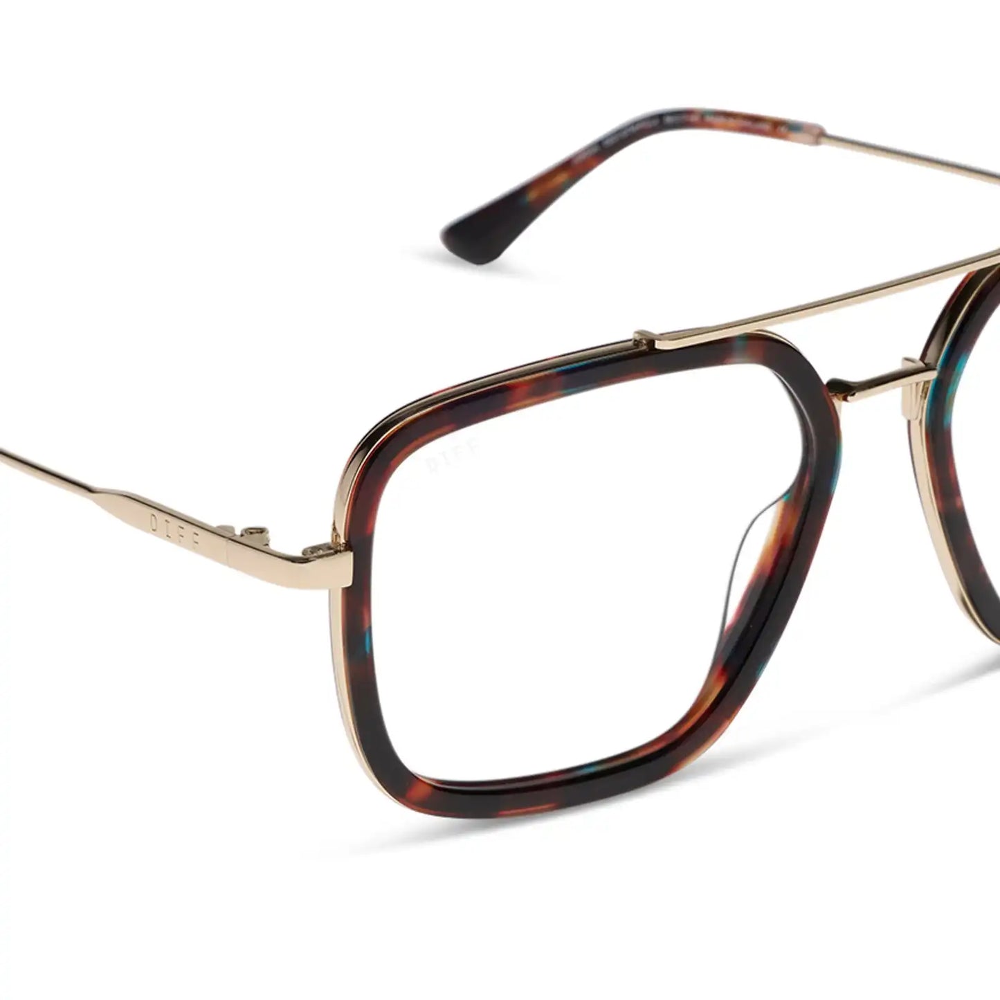 JORDAN - CONFETTI TORTOISE + BLUE LIGHT GLASSES