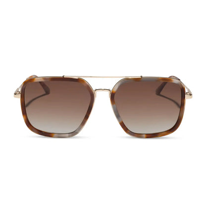 JORDAN - DOVE TORTOISE + BROWN GRADIENT + POLARIZED + SUNGLASSES