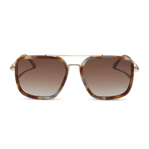 JORDAN - DOVE TORTOISE + BROWN GRADIENT + POLARIZED + SUNGLASSES
