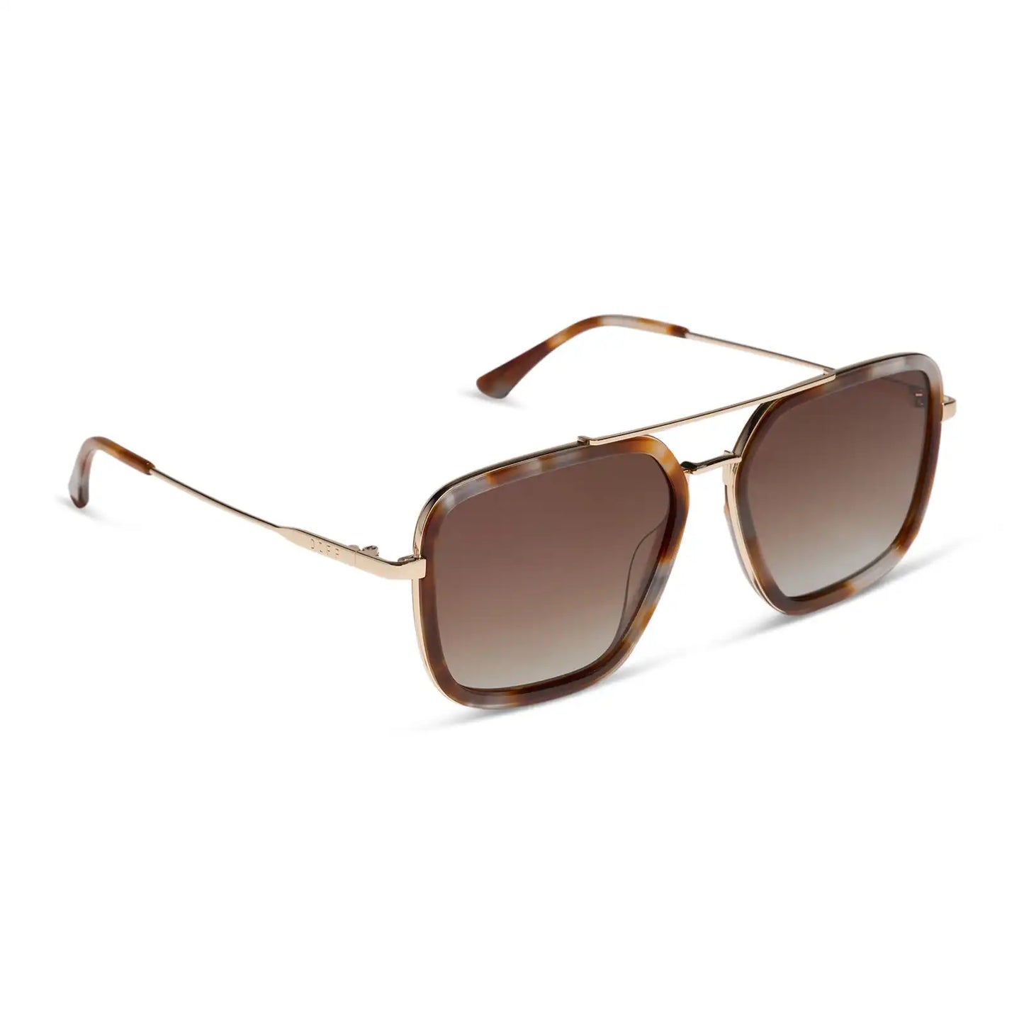 JORDAN - DOVE TORTOISE + BROWN GRADIENT + POLARIZED + SUNGLASSES