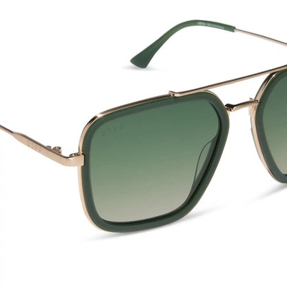 JORDAN - FAIRWAY GREEN + GOLD + ALOE GREEN GRADIENT + POLARIZED SUNGLASSES