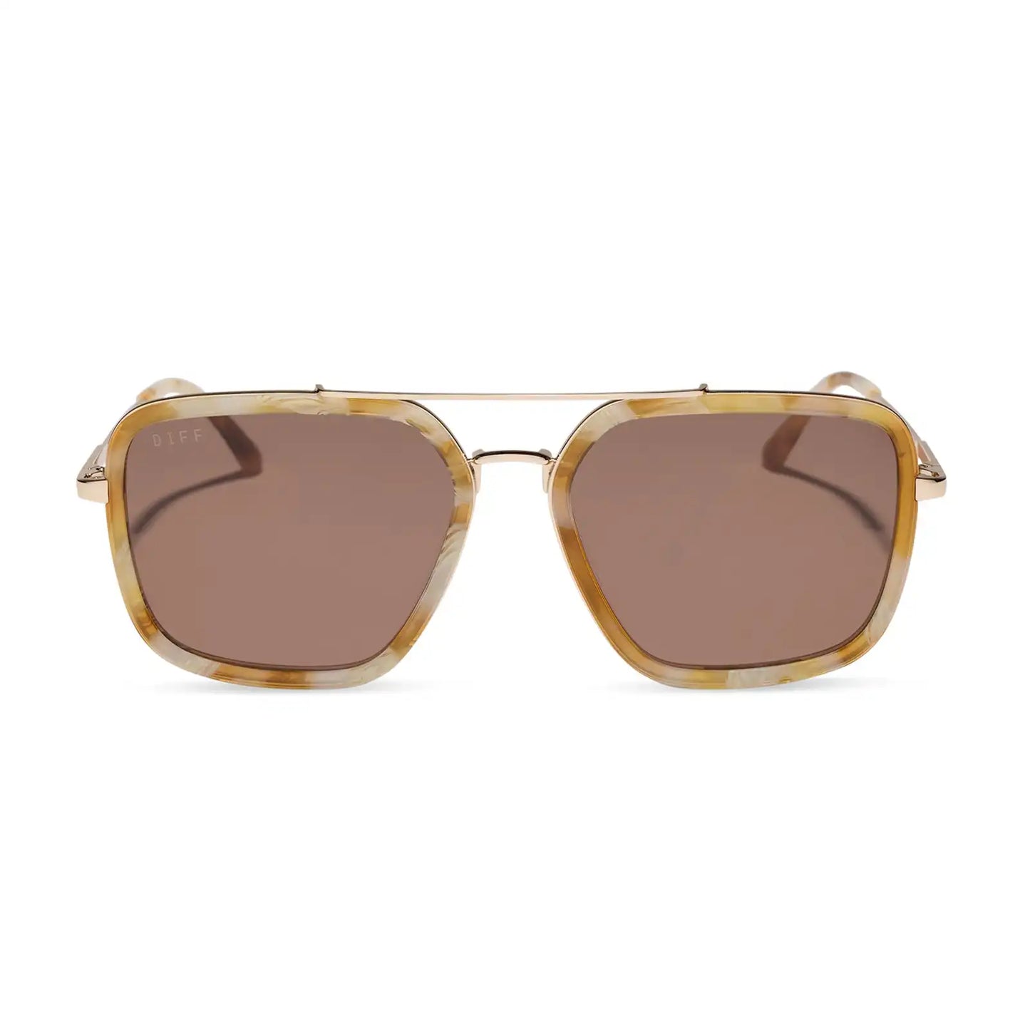 JORDAN - GILDED TORTOISE + BROWN + SUNGLASSES