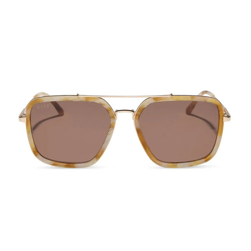 JORDAN - GILDED TORTOISE + BROWN + SUNGLASSES