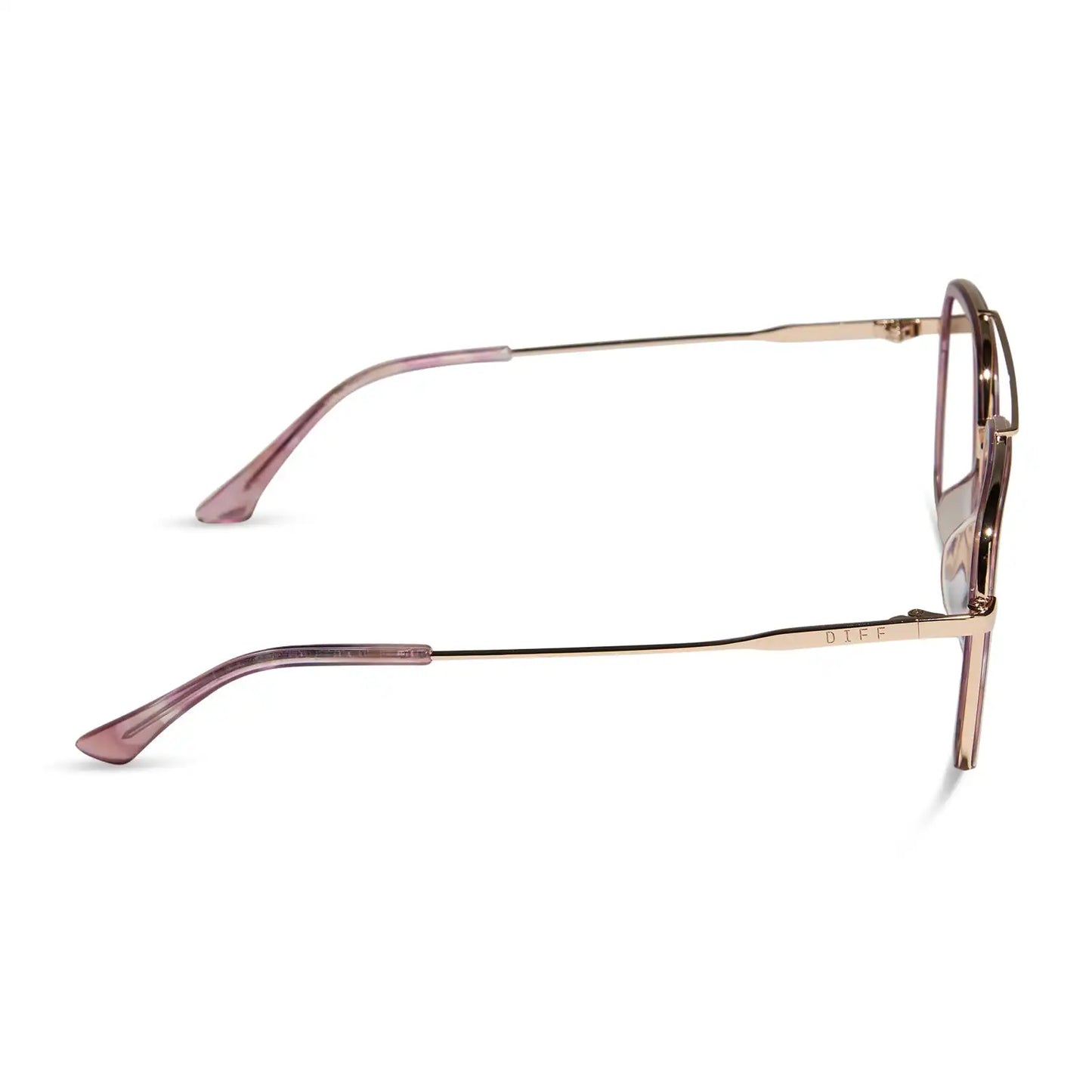 JORDAN - GOLD + FLEUR TORTOISE TEMPLE TIPS + GLASSES