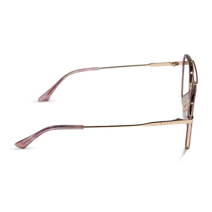 JORDAN - GOLD + FLEUR TORTOISE TEMPLE TIPS + GLASSES