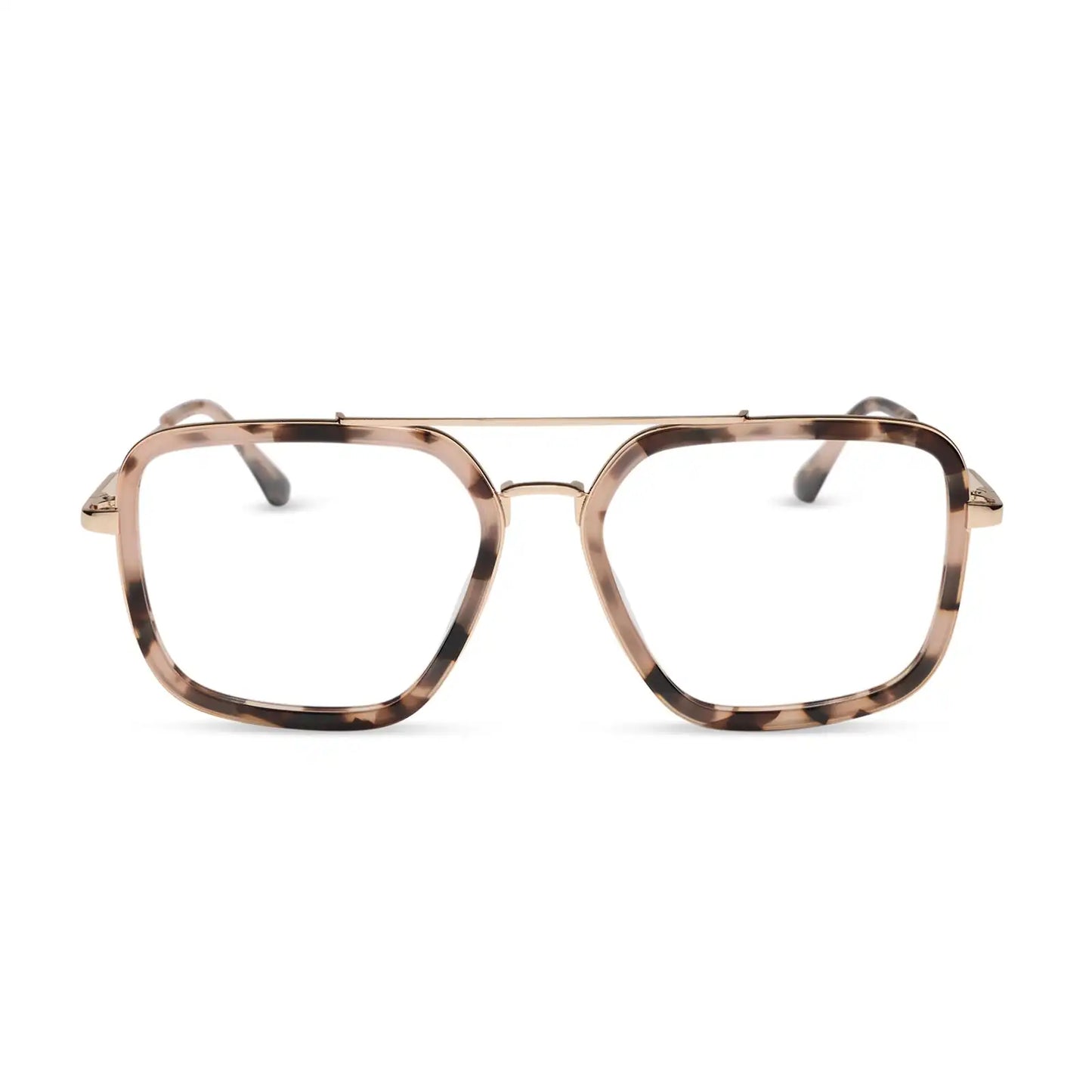 JORDAN - HIMALAYAN TORTOISE + GOLD + GLASSES