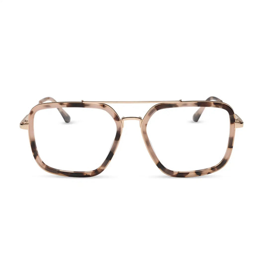 JORDAN - HIMALAYAN TORTOISE + GOLD + GLASSES