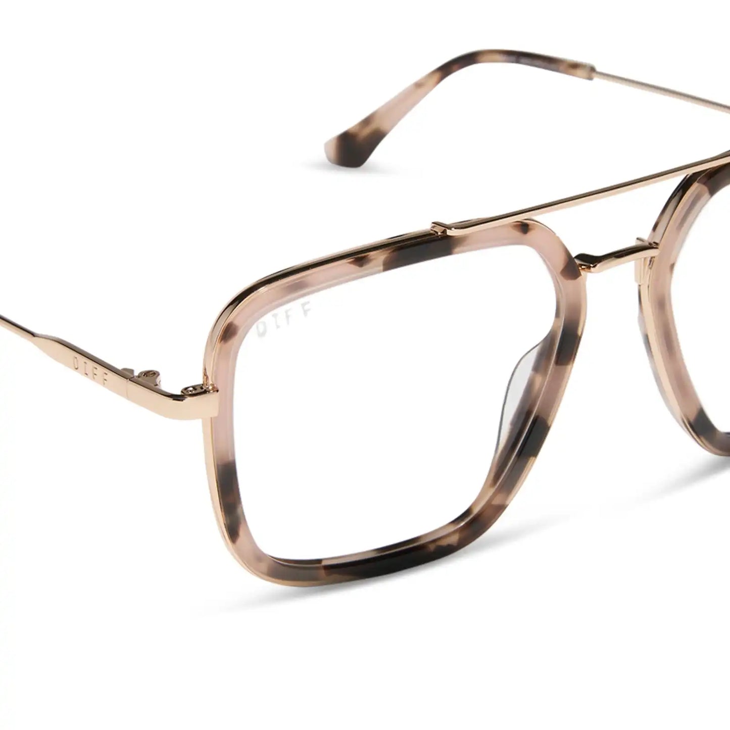 JORDAN - HIMALAYAN TORTOISE + GOLD + GLASSES
