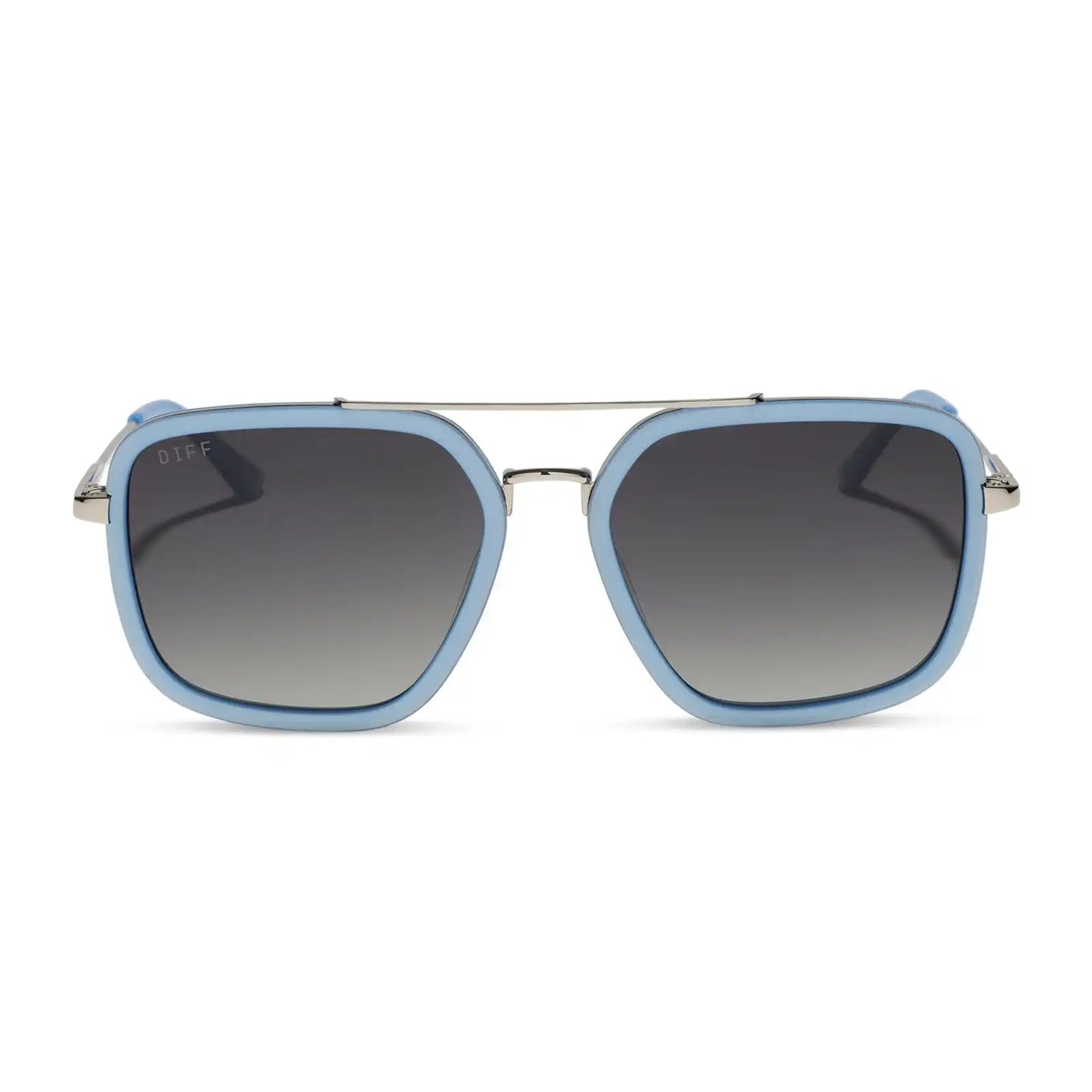 JORDAN - LIGHT BLUE + GREY GRADIENT + POLARIZED SUNGLASSES