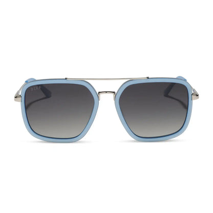 JORDAN - LIGHT BLUE + GREY GRADIENT + POLARIZED SUNGLASSES