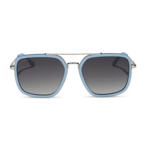 JORDAN - LIGHT BLUE + GREY GRADIENT + POLARIZED SUNGLASSES