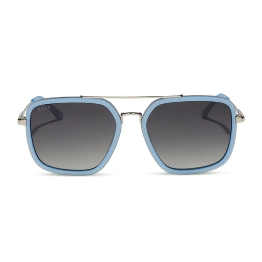 JORDAN - LIGHT BLUE + GREY GRADIENT + POLARIZED SUNGLASSES