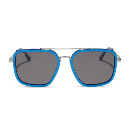 JORDAN - LUMINOUS BLUE + GREY + SUNGLASSES