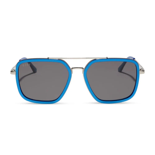 JORDAN - LUMINOUS BLUE + GREY + SUNGLASSES