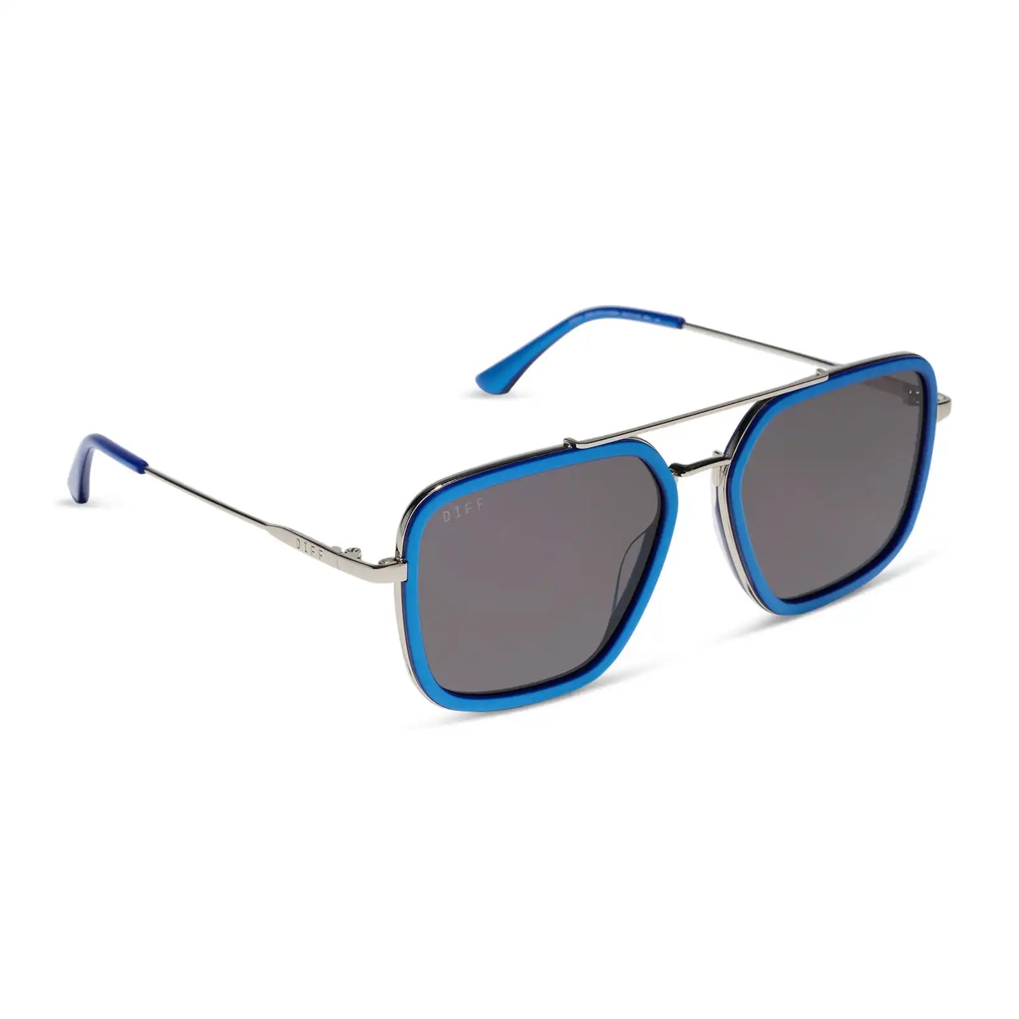 JORDAN - LUMINOUS BLUE + GREY + SUNGLASSES