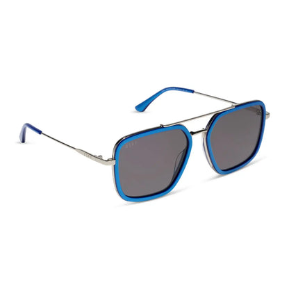 JORDAN - LUMINOUS BLUE + GREY + SUNGLASSES