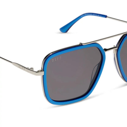 JORDAN - LUMINOUS BLUE + GREY + SUNGLASSES