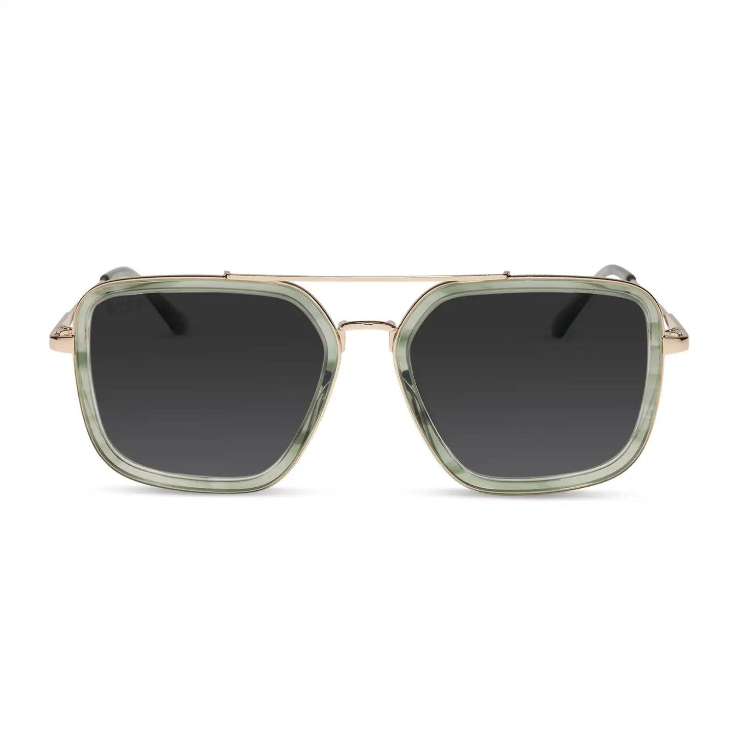 JORDAN - MATCHA + GOLD + GLASSES