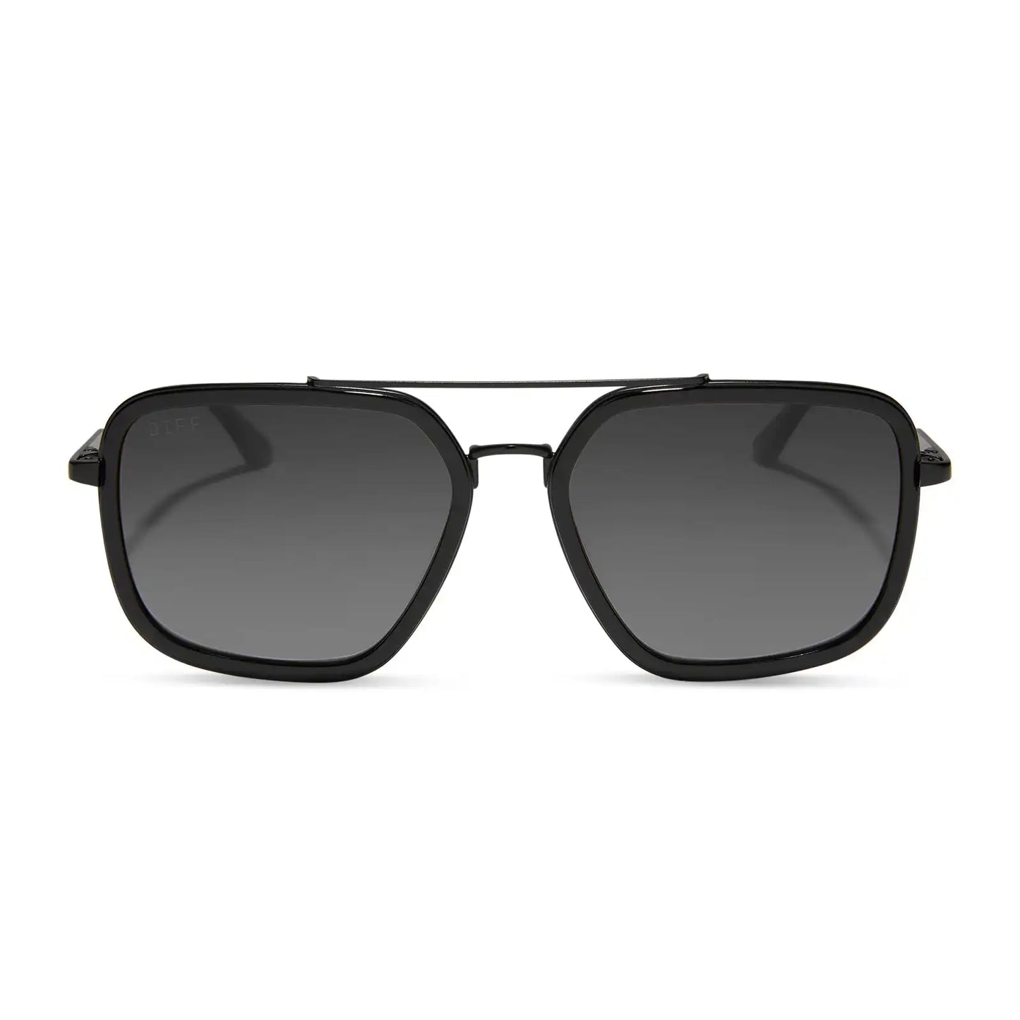 JORDAN - MATTE BLACK + BLACK TEMPLE TIPS + GLASSES