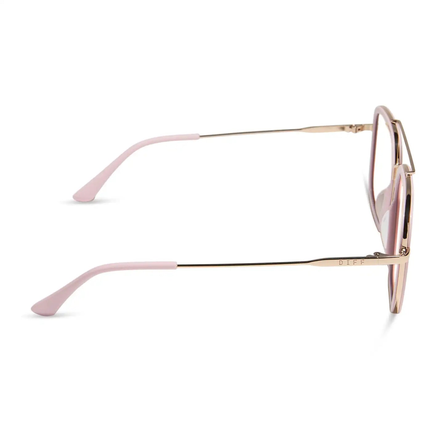 JORDAN - POWDER PINK + GOLD + GLASSES