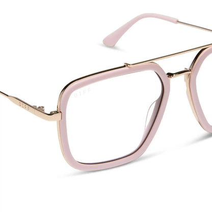 JORDAN - POWDER PINK + GOLD + GLASSES