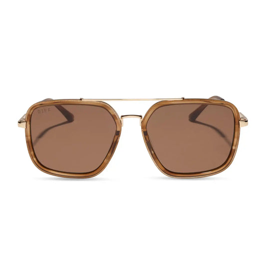 JORDAN - TORTOISE + BROWN + SUNGLASSES