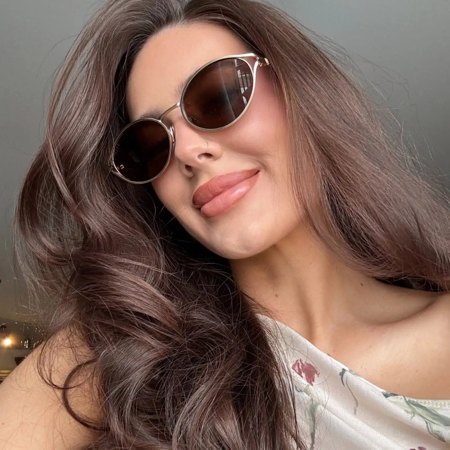 JULIETTE - BRUSHED GOLD + TRUFFLE + POLARIZED SUNGLASSES