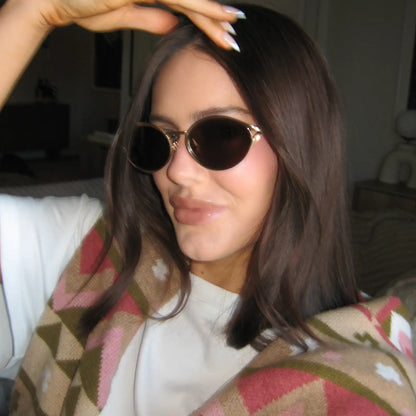 JULIETTE - BRUSHED GOLD + TRUFFLE + POLARIZED SUNGLASSES