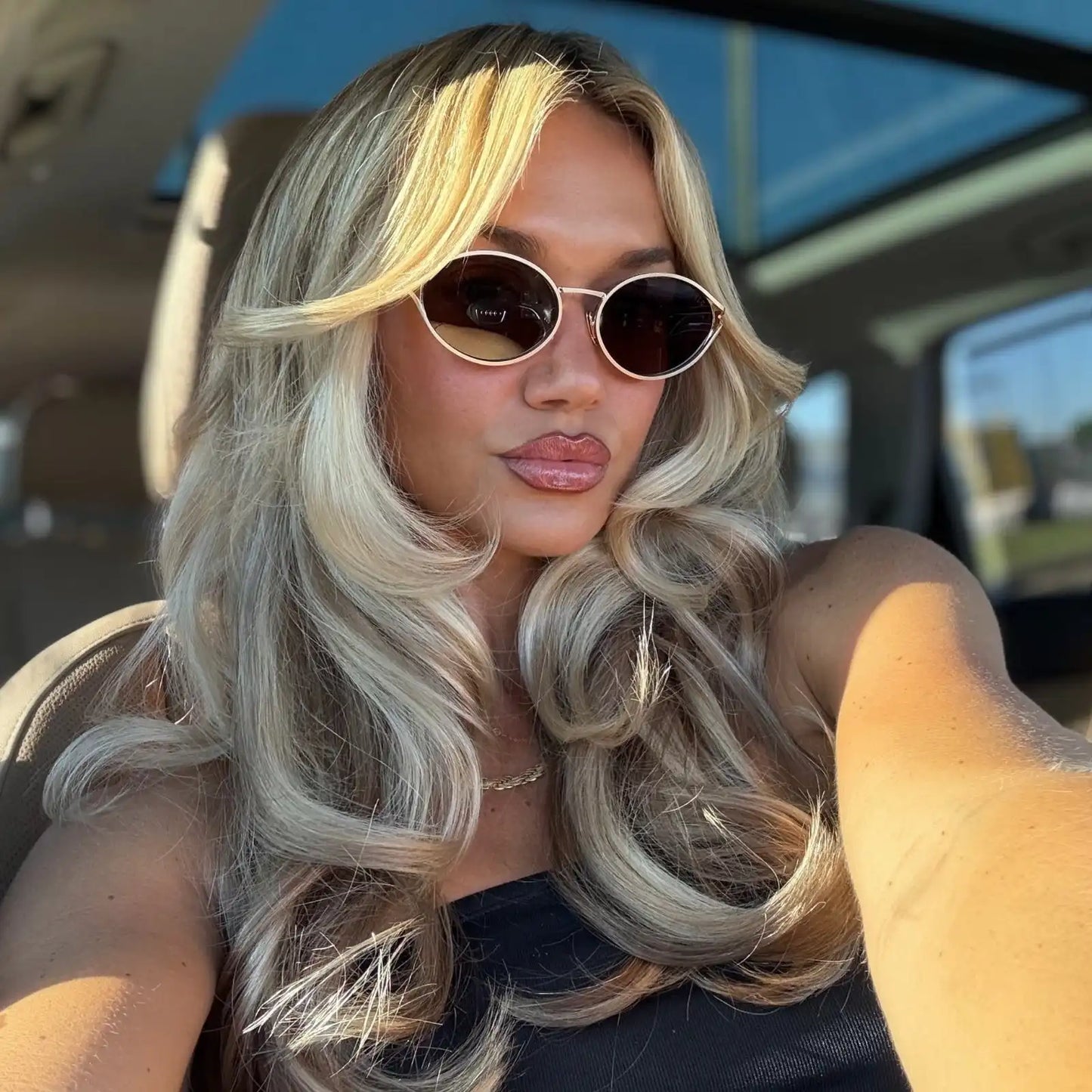 JULIETTE - BRUSHED GOLD + TRUFFLE + POLARIZED SUNGLASSES