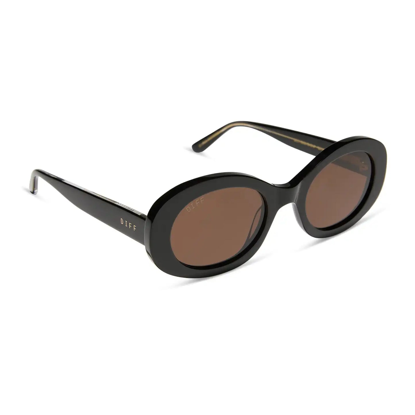 LAINEY - BLACK + BROWN + POLARIZED SUNGLASSES