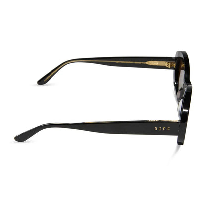 LAINEY - BLACK + BROWN + POLARIZED SUNGLASSES