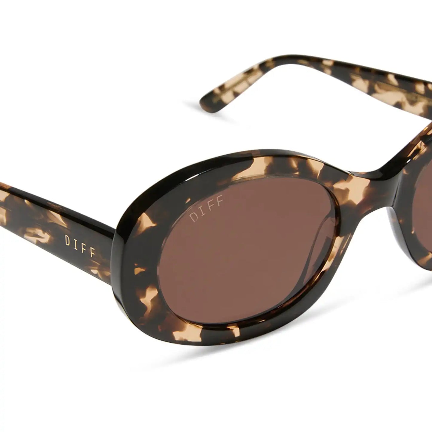 LAINEY - ESPRESSO TORTOISE + BROWN SUNGLASSES