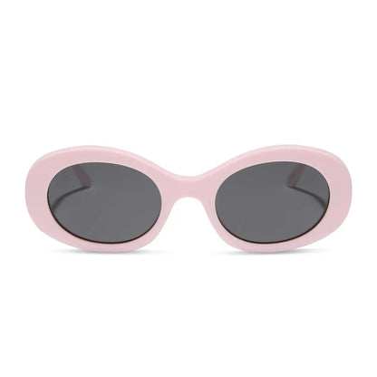 LAINEY - POWDER PINK + GREY + POLARIZED SUNGLASSES