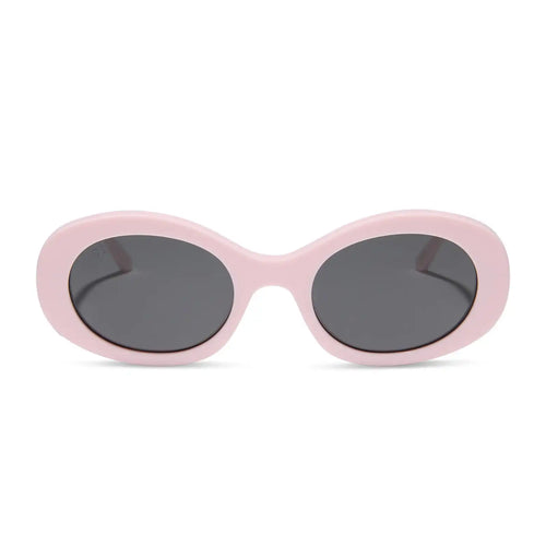 LAINEY - POWDER PINK + GREY + POLARIZED SUNGLASSES