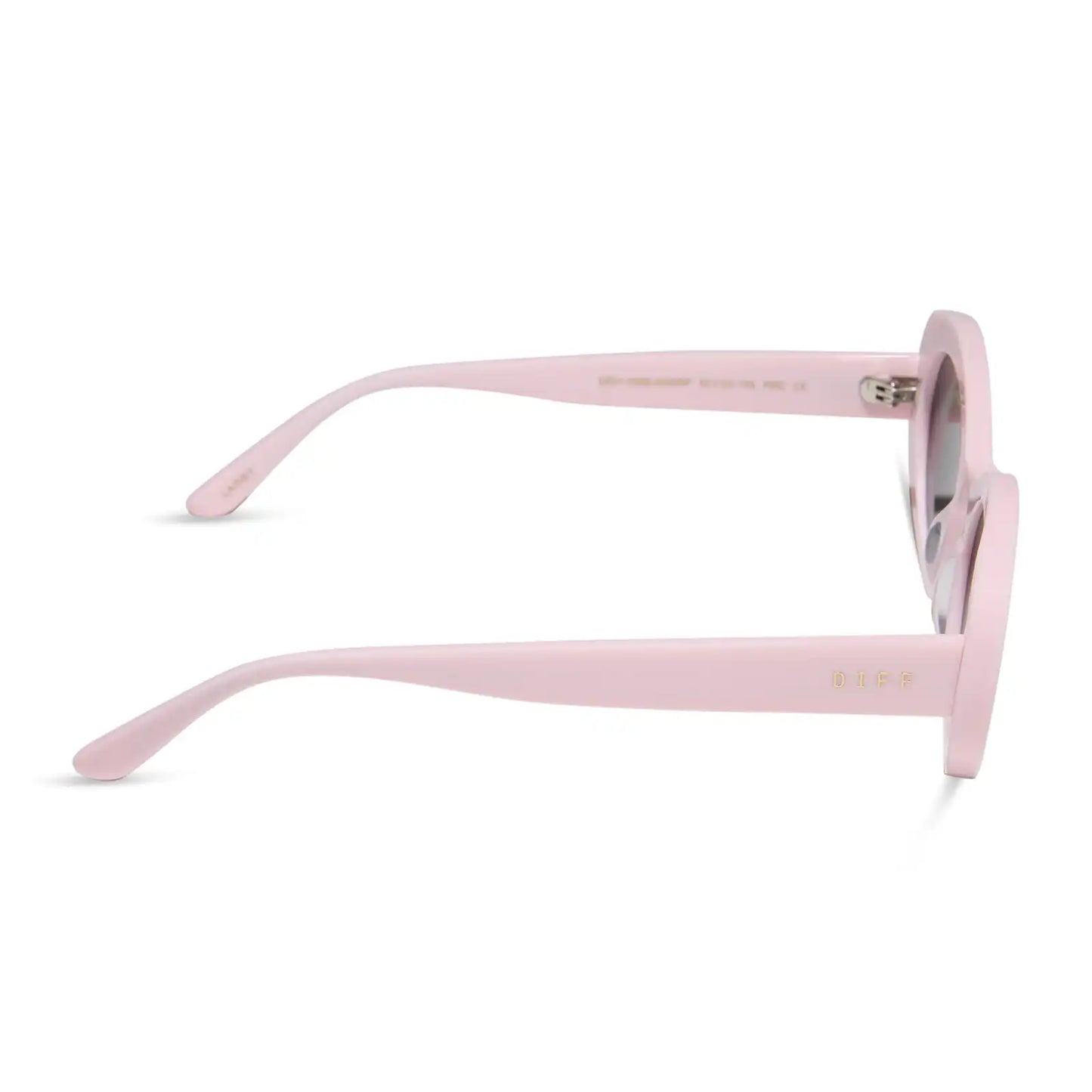 LAINEY - POWDER PINK + GREY + POLARIZED SUNGLASSES