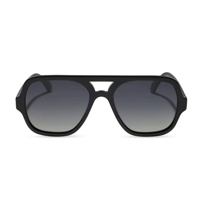 LAYTON - BLACK + GREY GRADIENT + POLARIZED SUNGLASSES