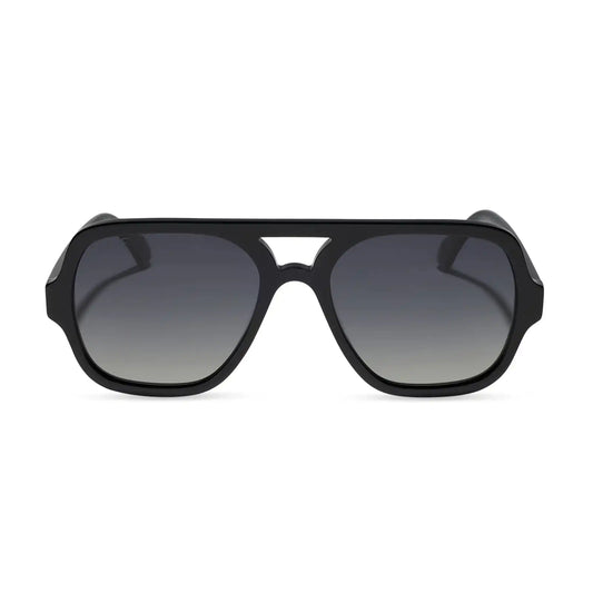 LAYTON - BLACK + GREY GRADIENT + POLARIZED SUNGLASSES