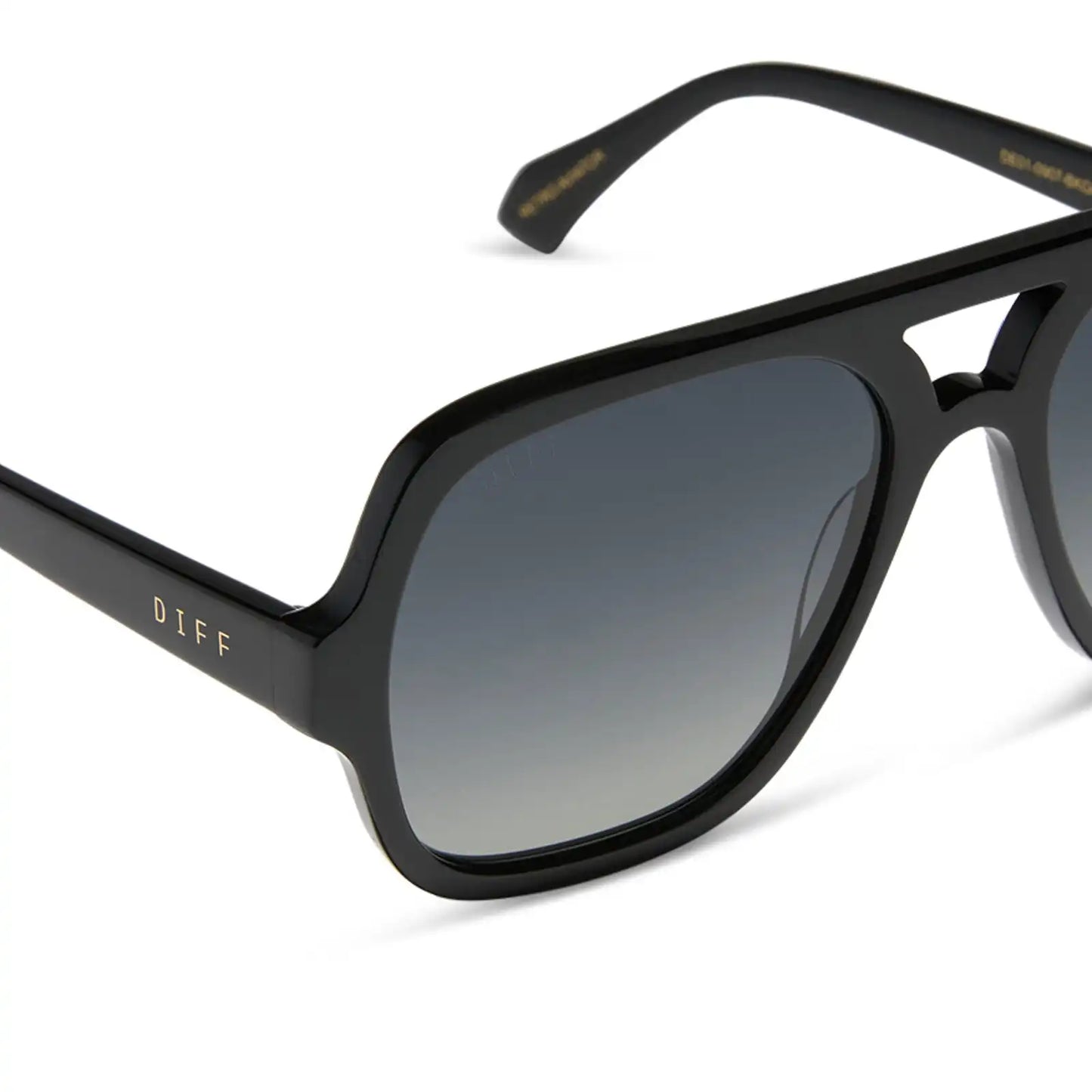 LAYTON - BLACK + GREY GRADIENT + POLARIZED SUNGLASSES