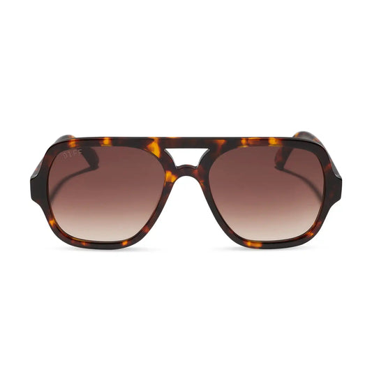 LAYTON - RICH TORTOISE + BROWN GRADIENT SUNGLASSES
