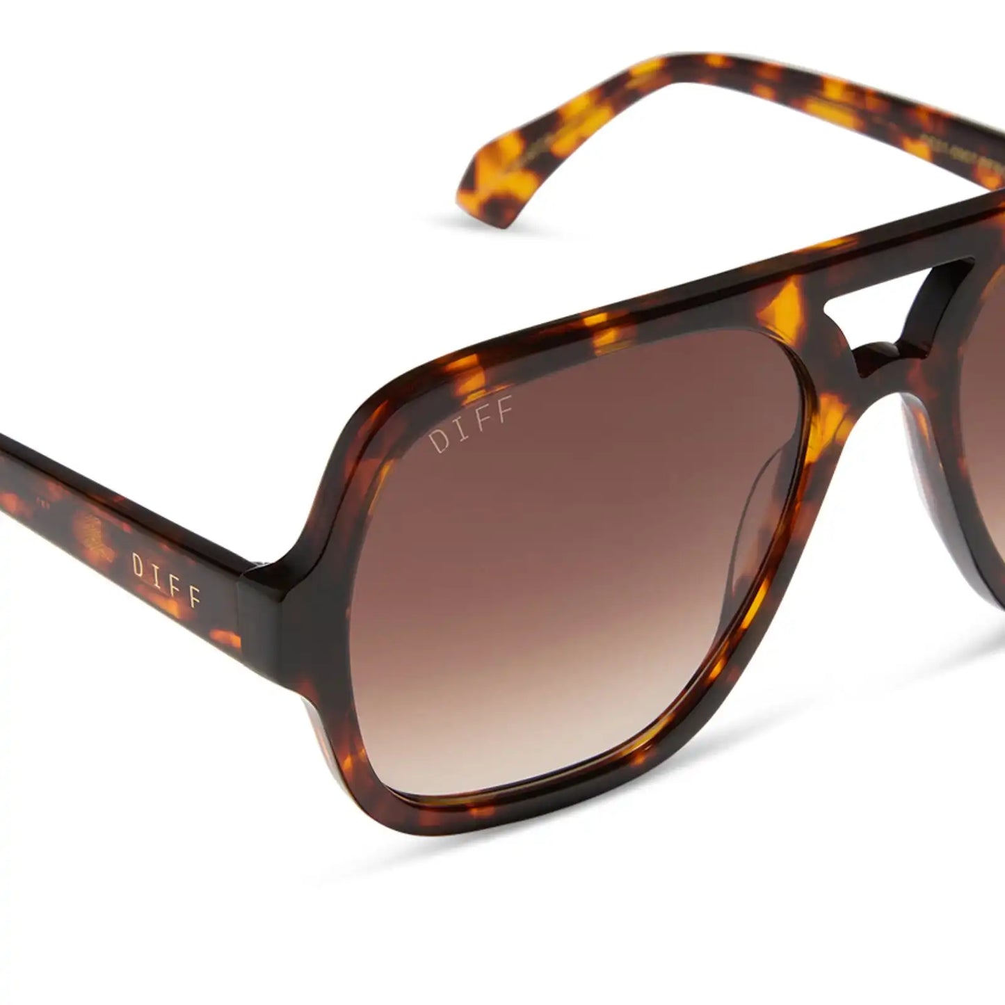 LAYTON - RICH TORTOISE + BROWN GRADIENT SUNGLASSES