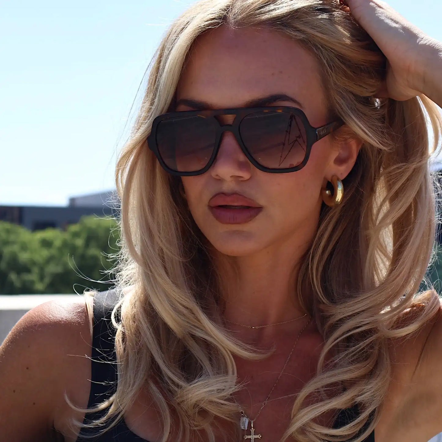 LAYTON - RICH TORTOISE + BROWN GRADIENT SUNGLASSES