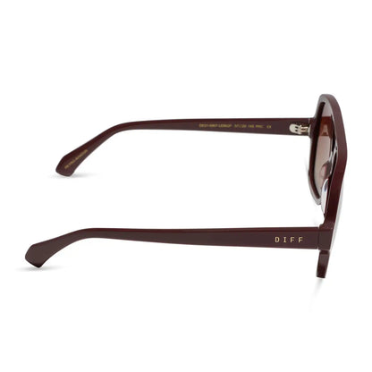 LAYTON - RUGBY RED + BROWN GRADIENT + POLARIZED SUNGLASSES