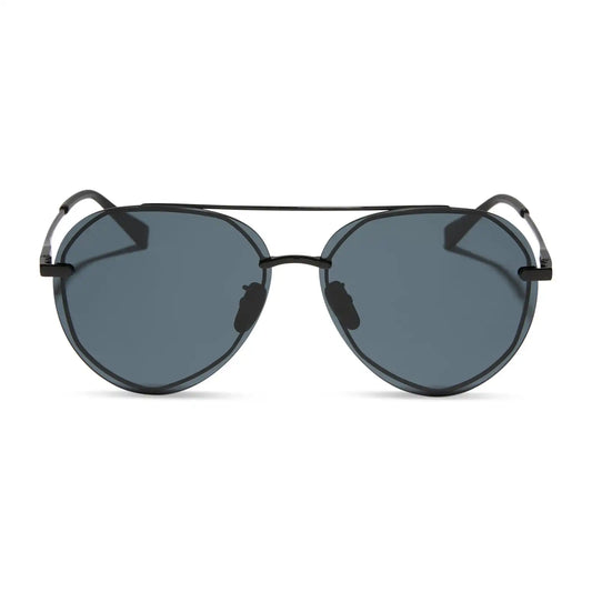 LENOX - BLACK + GREY SUNGLASSES